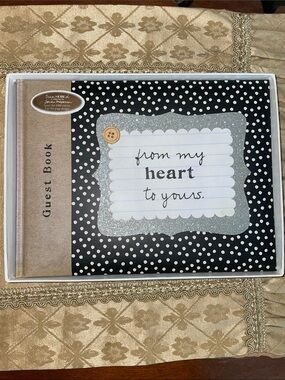 C.R. Gibson Guest Book, From My Heart To Yours by Sandra Magsamen by C.R. Gibson